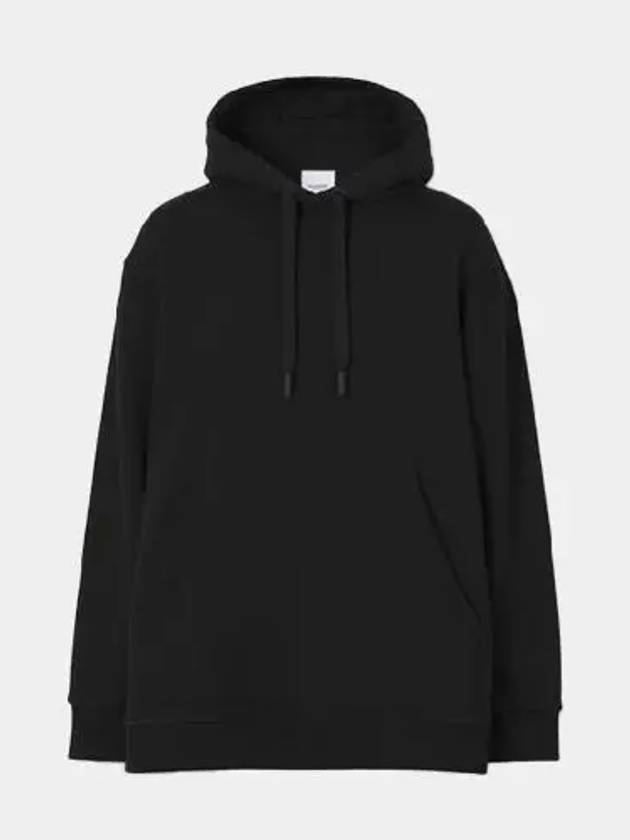 House Check Hooded Top Black - BURBERRY - BALAAN.