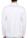 Golf wear polo brushed long sleeve t-shirt G00563 001 - HYDROGEN - BALAAN 4