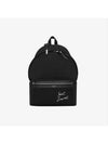 Embroidered City Canvas Backpack Black - SAINT LAURENT - BALAAN 2