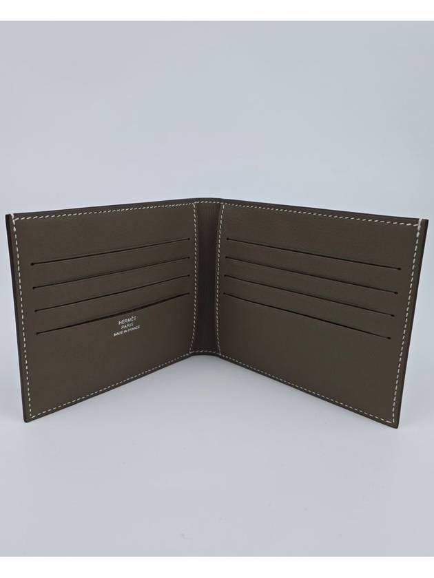 Citizen Twill Compact Card Wallet Brown - HERMES - BALAAN 7