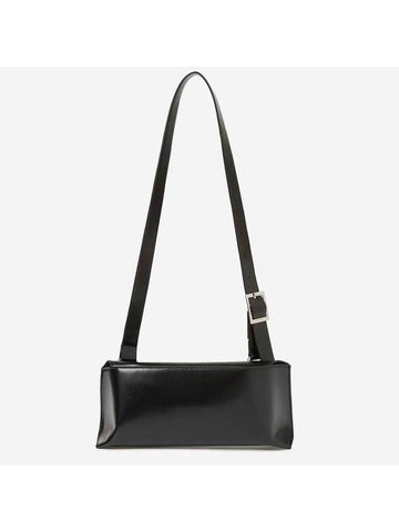 Selena leather cross bag black - MINOC - BALAAN 1