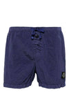 Swimming Nylon Trunk Shorts Purple Blue - STONE ISLAND - BALAAN 2