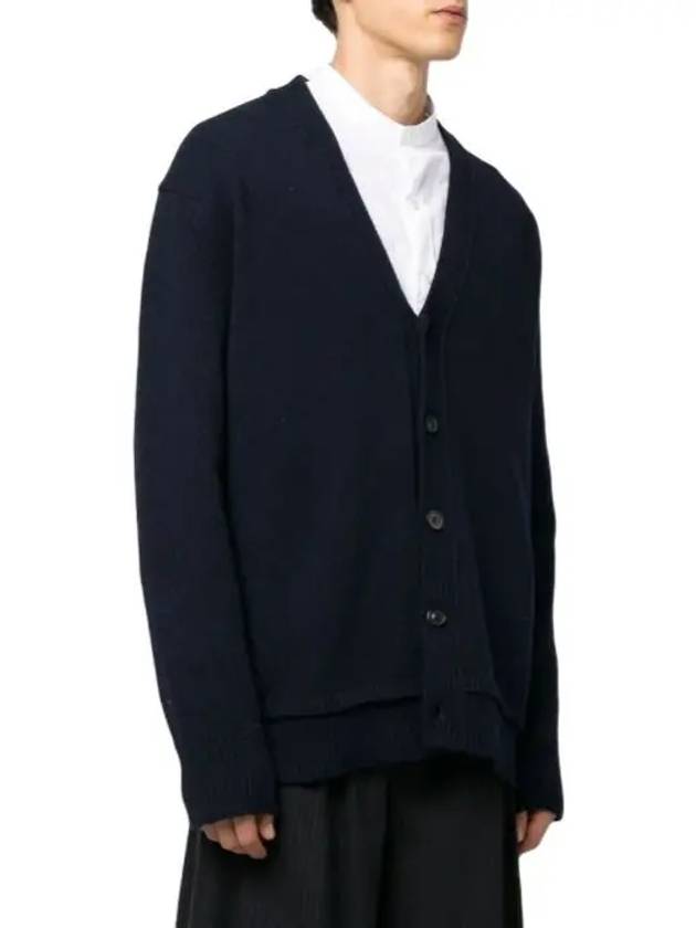 Elbow Patch Cardigan Navy - MAISON MARGIELA - BALAAN 3