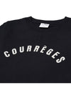 AC straight print short sleeve t-shirt black - COURREGES - BALAAN 4