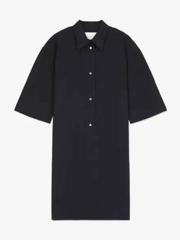 Albion Shirt One Piece Dark Navy ALBIONSNW1089DARKESTNAVY - STUDIO NICHOLSON - BALAAN 1