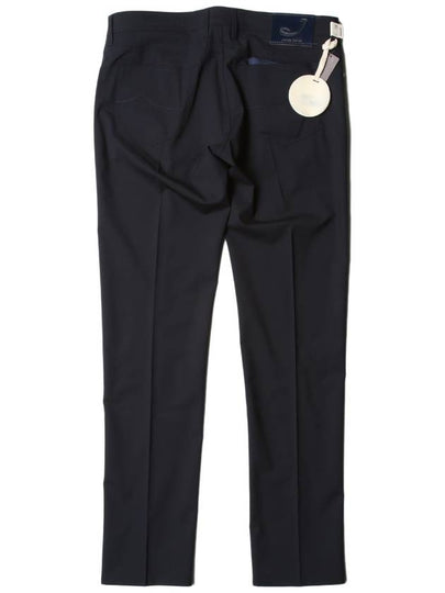 688 Comfort Wool Dark Navy Pants - JACOB COHEN - BALAAN 2