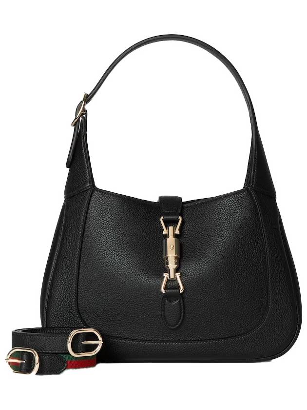 Jackie 1961 Small Shoulder Bag Black Leather 810232AAD5V1060 - GUCCI - BALAAN 5