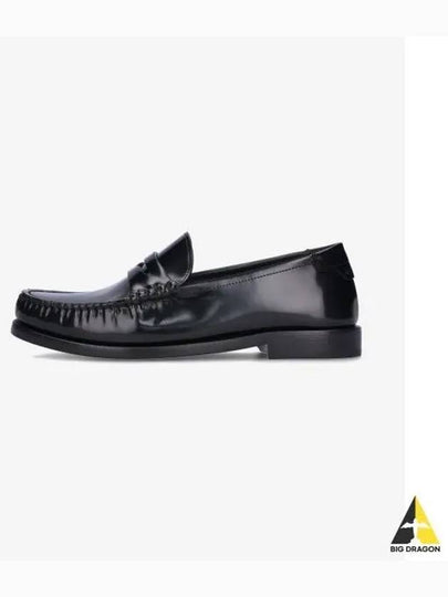 Women's Monogram Le Penny Loafer Black - SAINT LAURENT - BALAAN 2