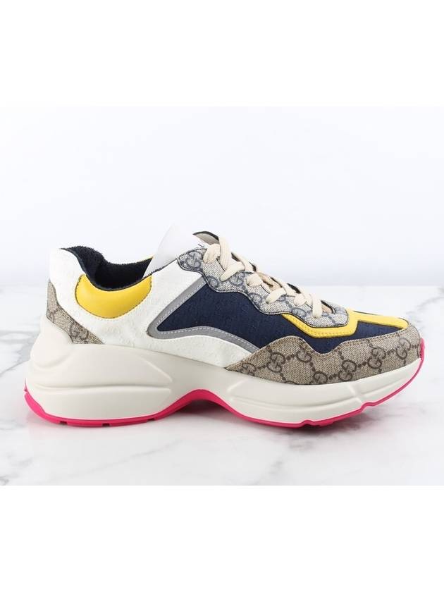 Rhyton chunky sole sneakers 6 250 - GUCCI - BALAAN 8