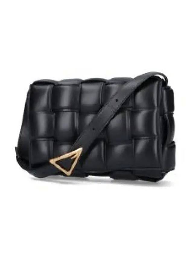 Gold Hardware Padded Cassette Cross Bag Black - BOTTEGA VENETA - BALAAN 2