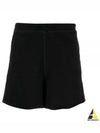 Logo Cotton Shorts Black - GANNI - BALAAN 2