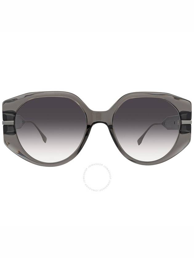 Fendi Gradient Smoke Butterfly Ladies Sunglasses FE40083U 20B 54 - FENDI - BALAAN 1