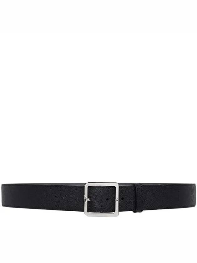 Men's Reversible Leather Belt Black - MONTBLANC - BALAAN 3