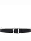 Men's Reversible Leather Belt Black - MONTBLANC - BALAAN 3