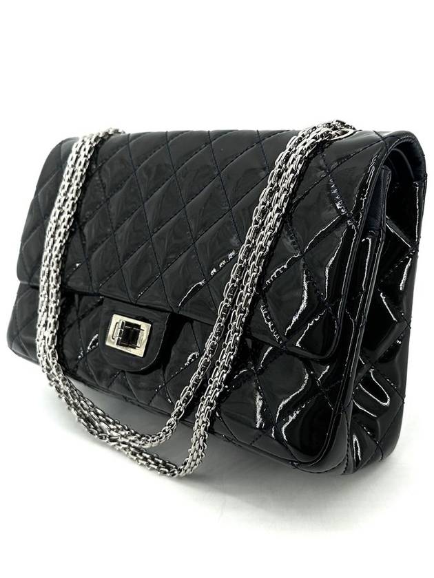 Patent 2 55 maxi large flap shoulder bag - CHANEL - BALAAN 3