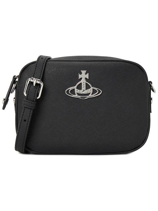 ORB logo Anna cross bag black - VIVIENNE WESTWOOD - BALAAN 2