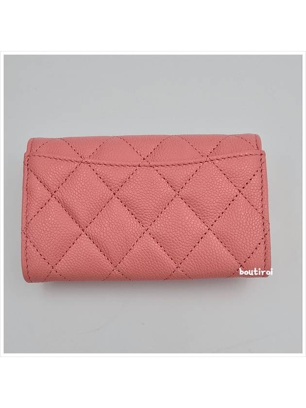 25C Classic Snap Knock Tok Card Wallet Pink AP0214 - CHANEL - BALAAN 5