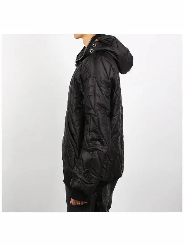 Gimp Quilted Jacket Black - RICK OWENS - BALAAN 4