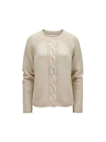 Pico Crewneck Knit Top Sable - MAX MARA - BALAAN 2