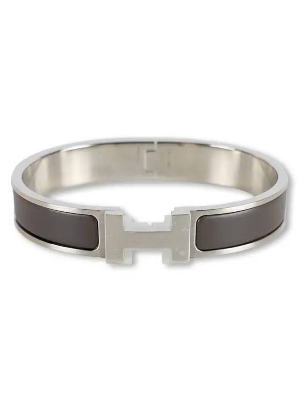 Click HH Bracelet Palladium Etain Mat - HERMES - BALAAN 2