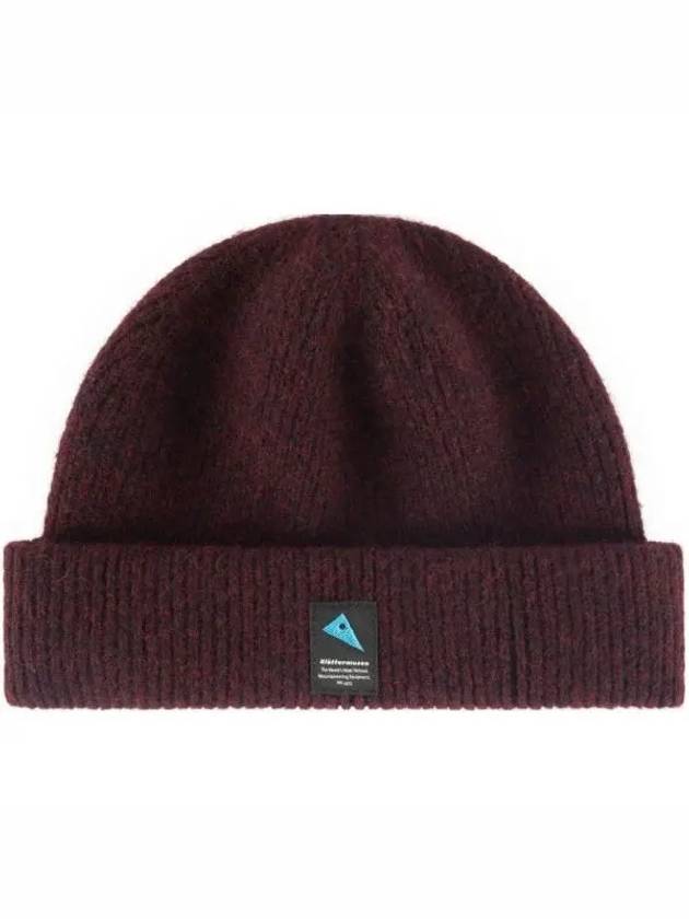 Runa Logo Patch Beanie Amaranth Red - KLATTERMUSEN - BALAAN 2