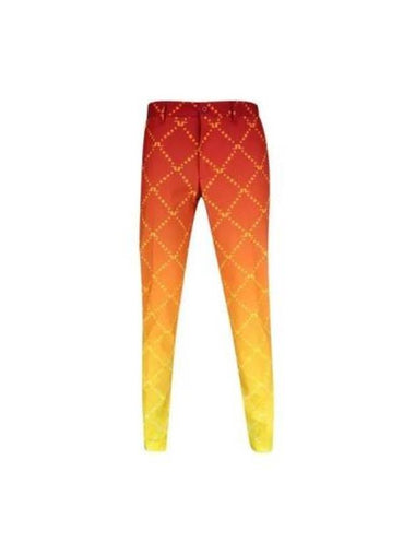 Fade Logo Print Slim Pants Sunset - J.LINDEBERG - BALAAN 1