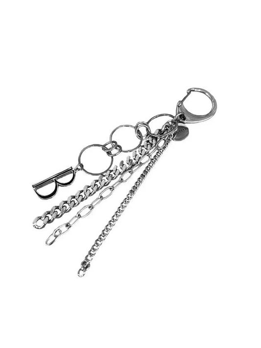 Surgical Steel Pants Chain Key Holder Silver - BASSCLEF - BALAAN 1