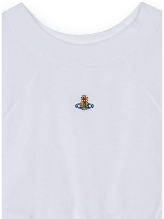 Women's Logo Short Sleeve T-Shirt White - VIVIENNE WESTWOOD - BALAAN 4