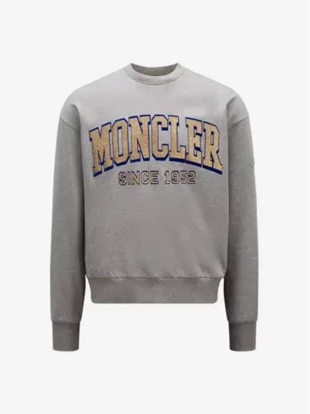 23SS Glitter Logo Sweatshirt 8G00019 M2642 984 - MONCLER - BALAAN 1