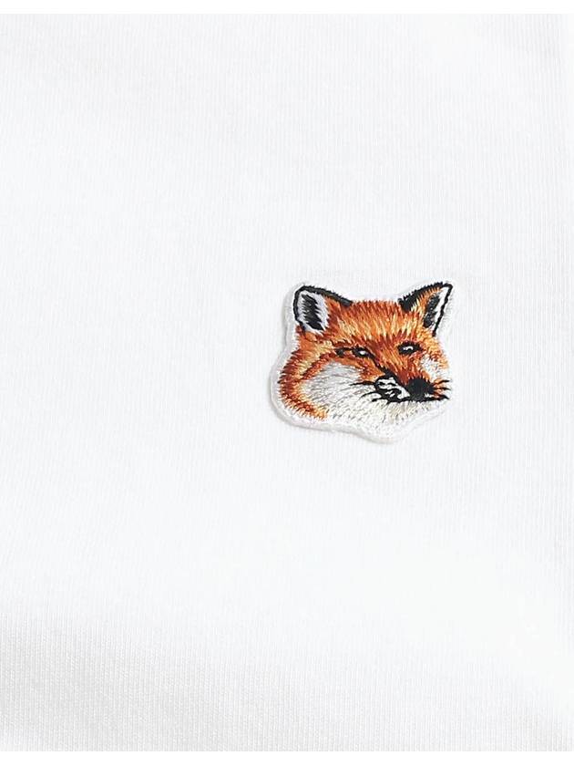 Fox Head Patch Classic Short Sleeve T-Shirt White - MAISON KITSUNE - BALAAN 4