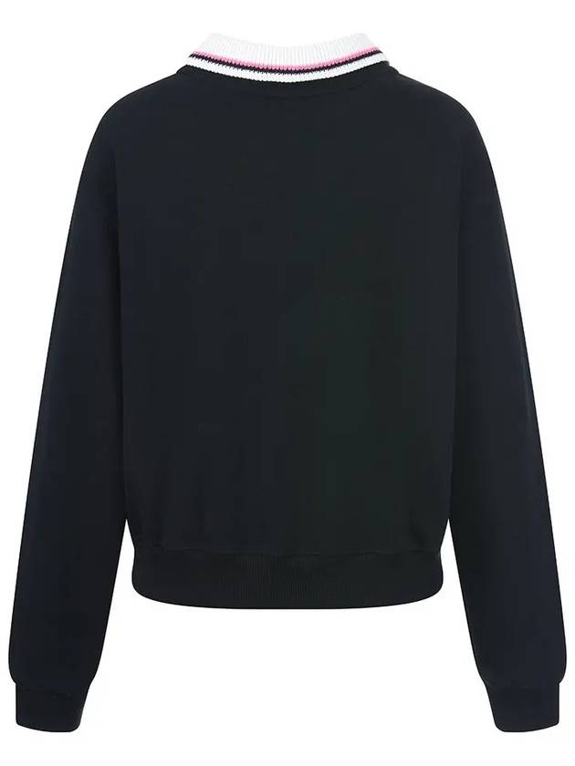 Detachable collar sweatshirt MW3SE030BLK - P_LABEL - BALAAN 6