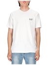 Short Sleeve T-Shirt 8NPT52PJM5Z 1100 White - EMPORIO ARMANI - BALAAN.