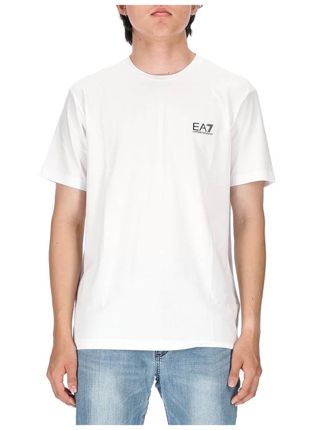 Short Sleeve T-Shirt 8NPT52PJM5Z 1100 White - EMPORIO ARMANI - BALAAN.