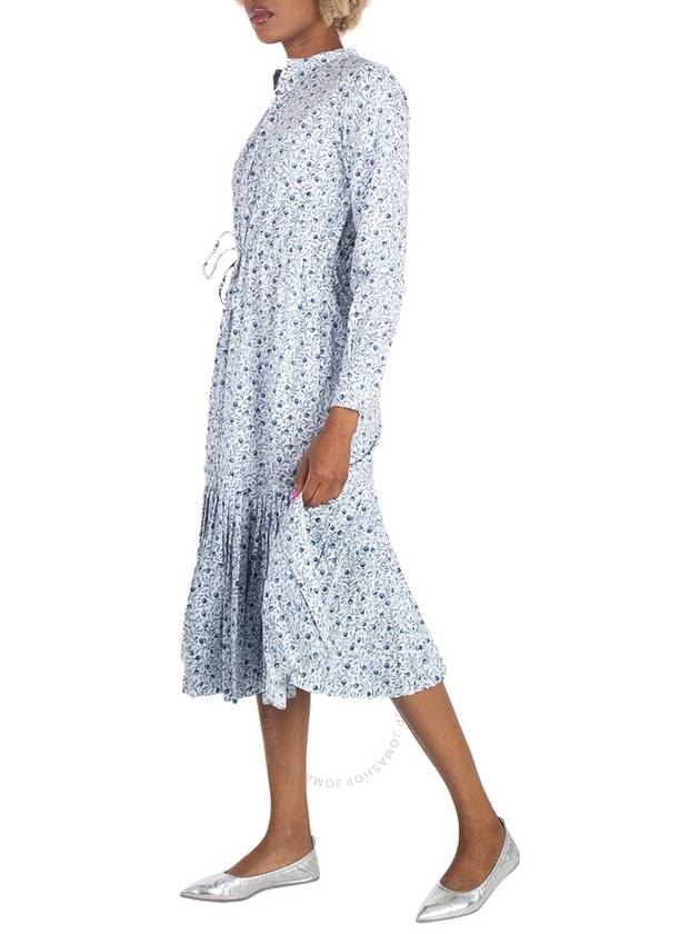 Polo Ralph Lauren Long Sleeve Floral Pleated Dress, Size 0 - POLO RALPH LAUREN - BALAAN 3