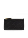 Embossed Logo Card Wallet Black - BALENCIAGA - BALAAN 2