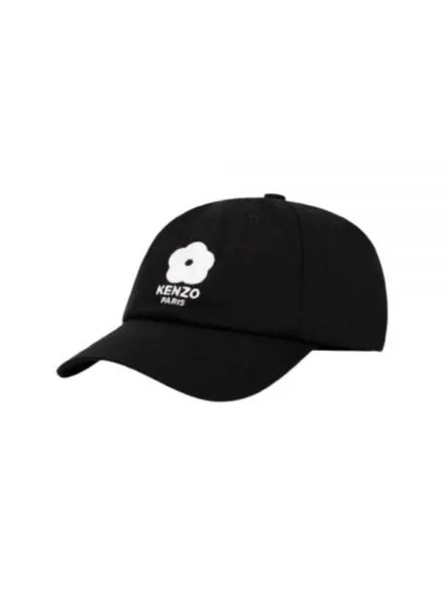 Utility Boke Flower Embroidery Ball Cap Black - KENZO - BALAAN 2