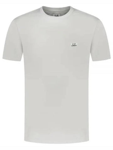 30 1 Jersey Logo T Shirt 16CMTS068A 005100W 913 Jersey Logo Embroidery T-Shirt - CP COMPANY - BALAAN 1