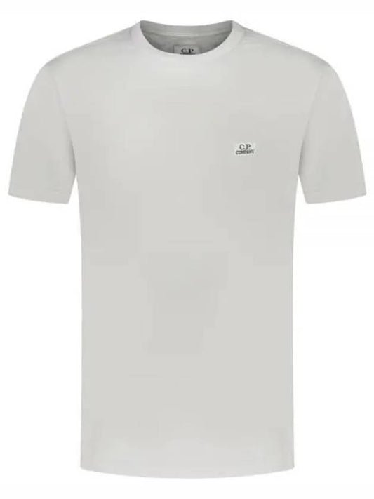 30 1 Jersey Logo T Shirt 16CMTS068A 005100W 913 Jersey Logo Embroidery T-Shirt - CP COMPANY - BALAAN 1
