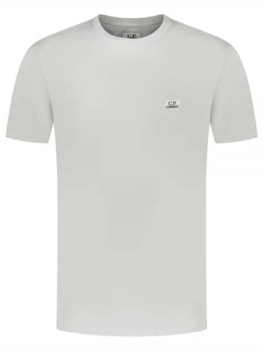 30/1 Jersey Logo Short Sleeve T-Shirt Grey - CP COMPANY - BALAAN 1