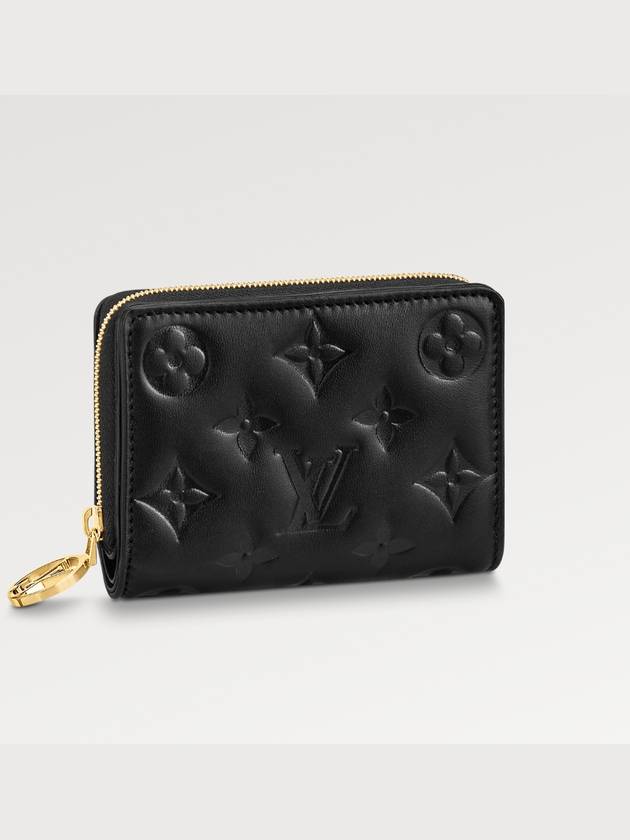 Women's Lou Monogram Lambskin Coin Purse Black - LOUIS VUITTON - BALAAN 2