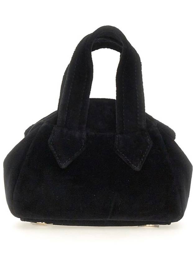 Archive Mini Yasmine Tote Bag Black - VIVIENNE WESTWOOD - BALAAN 3