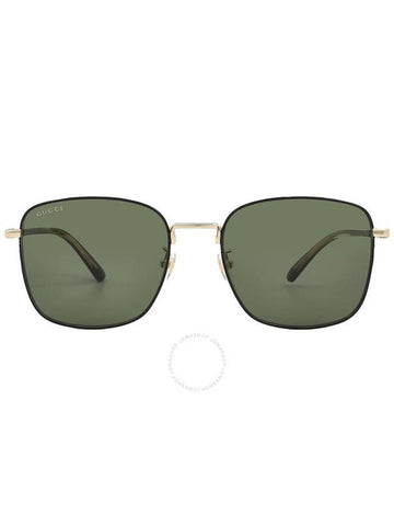 Gucci Green Square Men's Sunglasses GG1350S 003 58 - GUCCI - BALAAN 1