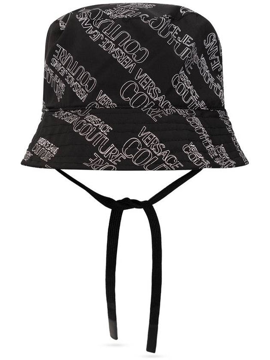 Jeans Couture Allover LogoPrinted Bucket Hat - VERSACE - BALAAN 2