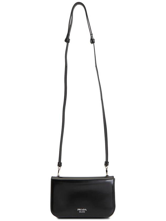 brushed leather shoulder bag 2VD061ZO6VOOO F0002 NERO B0170449231 - PRADA - BALAAN 8