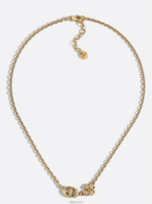 Lucky Charms Necklace Antique Gold - DIOR - BALAAN 2