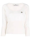 Cashmere Bebe Knit Top Cream - VIVIENNE WESTWOOD - BALAAN 2