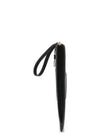 Embossed Gancini Clutch Bag Black - SALVATORE FERRAGAMO - BALAAN 3