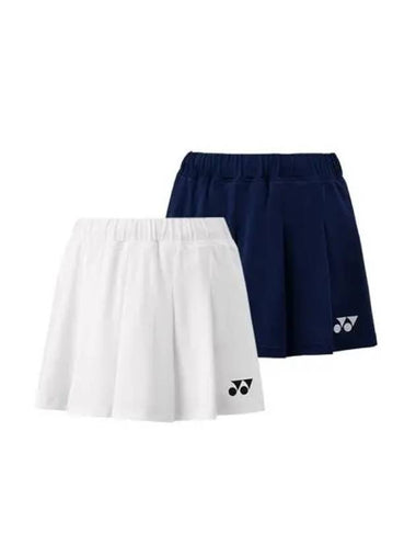 YONEX National Team Women s Game Wear Skirt Pants White Navy Blue - YOUNESS - BALAAN 1