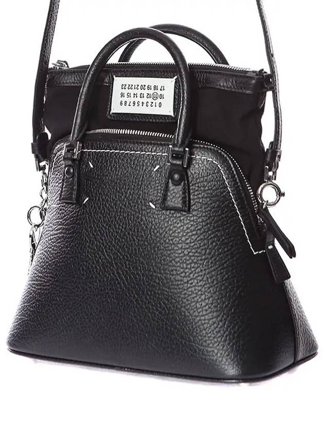 5AC Stitch Logo Patch Mini Tote Bag Black - MAISON MARGIELA - BALAAN 2