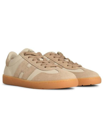 Hogan 'Cool' Beige Leather Sneakers - HOGAN - BALAAN 2